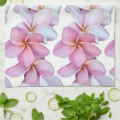 Plumeria Blooms keukenhanddoeken (Gevouwen)