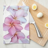 Plumeria Blooms keukenhanddoeken (Quarter Fold)
