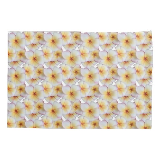 Plumeria Blooms Kussensloop (Achterkant)