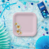 Plumeria Blooms Papieren Bordje (Feest)