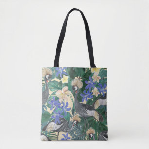Plumeria Blue Flowers, Waterverf naadloos. Tote Bag