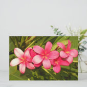 Plumeria Briefpapier (Staand voorkant)