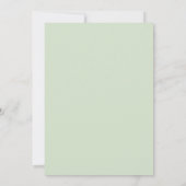 Plumeria bruiloft kaart (Achterkant)