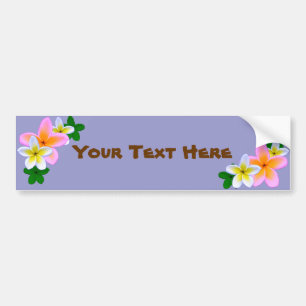 Plumeria Bumpersticker