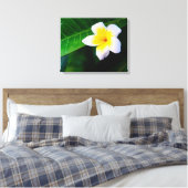 plumeria canvas afdruk (Insitu (Slaapkamer))