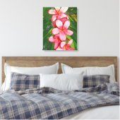 Plumeria Canvas Afdruk (Insitu (Slaapkamer))