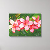 plumeria canvas afdruk (Voorkant)