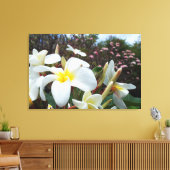Plumeria Canvas Print 1 (Insitu (Woonkamer))