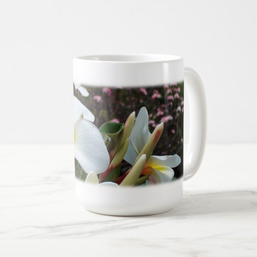 Plumeria Coffee Mok 2 (Voorkant rechts)