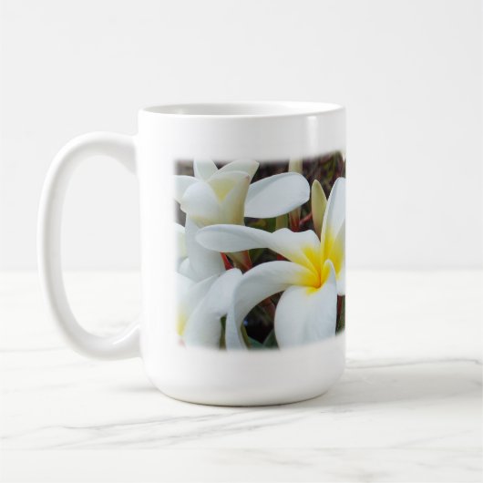 Plumeria Coffee Mok 2 (Links)