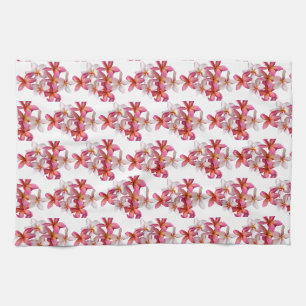 Plumeria Collage Keukenhanddoek