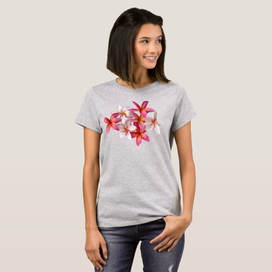 Plumeria Collage T-shirt (Voorkant volledig)