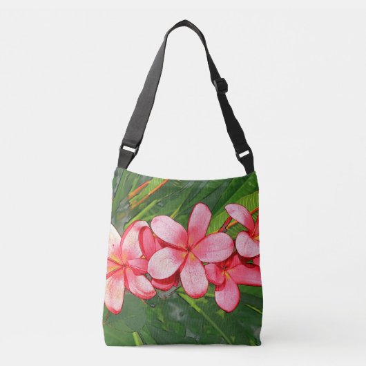 Plumeria Crossbody Tas (Voorkant)