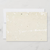 plumeria en ivy bruiloft verlovingsfeest kaart (Achterkant)