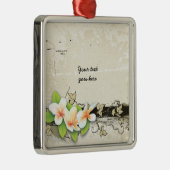 Plumeria en Ivy Grunge Custom ornament (Rechts)
