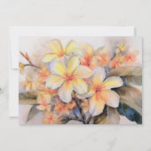 Plumeria en Shell Ginger Notitiekaartje (Voorkant)