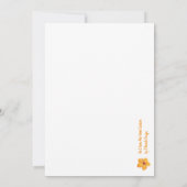 Plumeria en Shell Ginger Notitiekaartje (Achterkant)