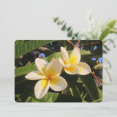 Plumeria Feestdagenkaart (Staand voorkant)