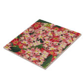 Plumeria Floral Garden Tropical Flower Tile Tegeltje (Zijkant)