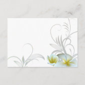 Plumeria Flourish Reception Venue Enclosure Informatiekaartje (Achterkant)