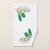 Plumeria Flower Bath Towel Set Bad Handdoek (Handdoek)