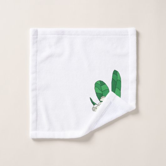 Plumeria Flower Bath Towel Set Bad Handdoek (Wasdoekje)