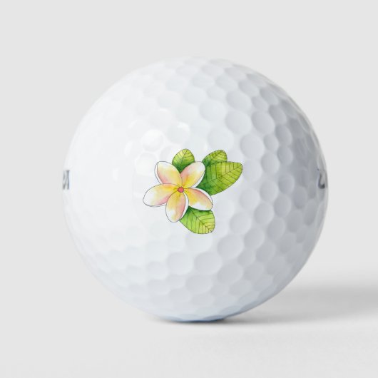Plumeria Flower Golfballen (Voorkant)