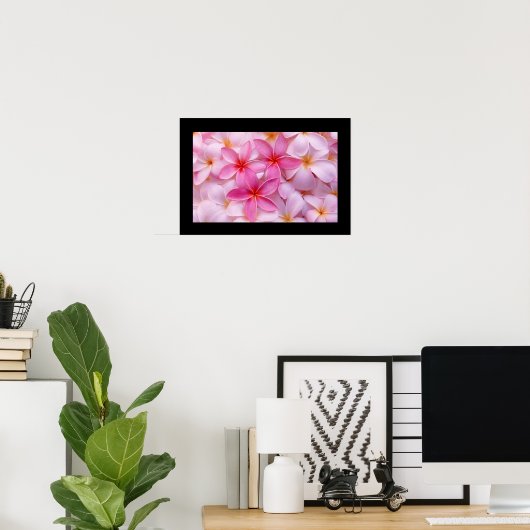 Plumeria Flower Poster (Thuiskantoor)