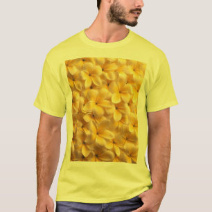 Plumeria Flower Yellow T-shirt