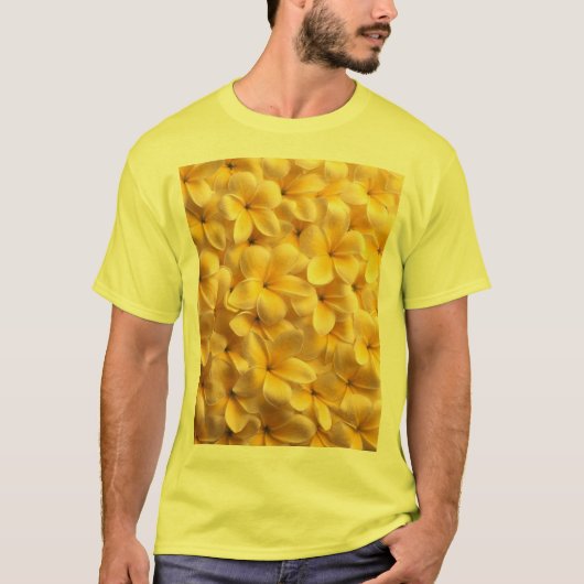 Plumeria Flower Yellow T-shirt (Voorkant)