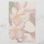 Plumeria Flowers - Aangepaste schrijfbenodigdheden Briefpapier (Voorkant)