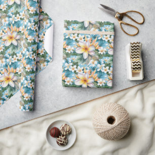 Plumeria Flowers Cadeaupapier