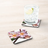 Plumeria Flowers Cork Onderzetter (Rechterzijde)