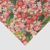 Plumeria Flowers Floral Tropical Tissue Paper Tissuepapier (Detail)