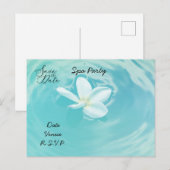 Plumeria Flowers for Spa party Briefkaart (Voorkant / Achterkant)
