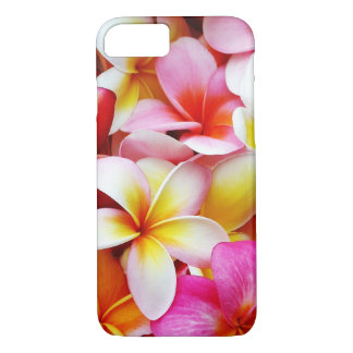 Plumeria Flowers Hawaiian Frangipani Floral iPhone 8/7 Hoesje