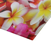 Plumeria Flowers Hawaiian Frangipani Floral Snijplank (Hoek)