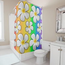 Plumeria Flowers of Hawaii op regenboogkleuren