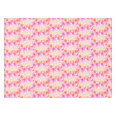 Plumeria Flowers Pink Oranje Tablecloth Tafelkleed (Voorkant (Horizontaal))