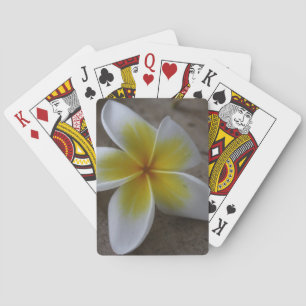Plumeria - Frangipani Floral Speelkaarten