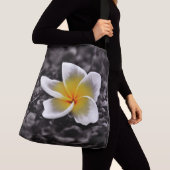 Plumeria Frangipani Hawaii Flower Crossbody Tas (Dichtbij)