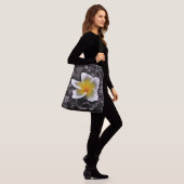 Plumeria Frangipani Hawaii Flower Crossbody Tas (Op model)