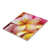 Plumeria Frangipani Hawaii Flower Gepersonaliseerd Tegeltje (Zijkant)