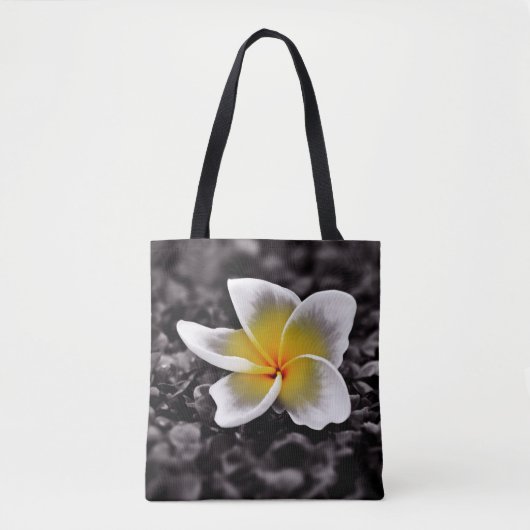 Plumeria Frangipani Hawaii Flower Tote Bag (Voorkant)