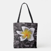 Plumeria Frangipani Hawaii Flower Tote Bag (Achterkant)
