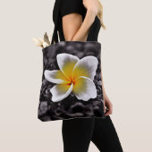 Plumeria Frangipani Hawaii Flower Tote Bag (Dichtbij)