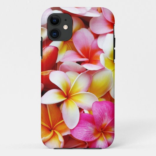 Plumeria Frangipani Hawaii Gepersonaliseerd Case-Mate iPhone Case (Achterkant)