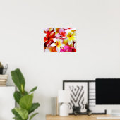 Plumeria Frangipani Hawaii Gepersonaliseerd Poster (Thuiskantoor)
