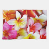 Plumeria Frangipani Hawaii Gepersonaliseerd Theedoek (Horizontaal)