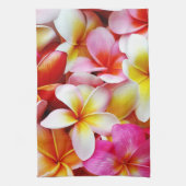 Plumeria Frangipani Hawaii Gepersonaliseerd Theedoek (Verticaal)